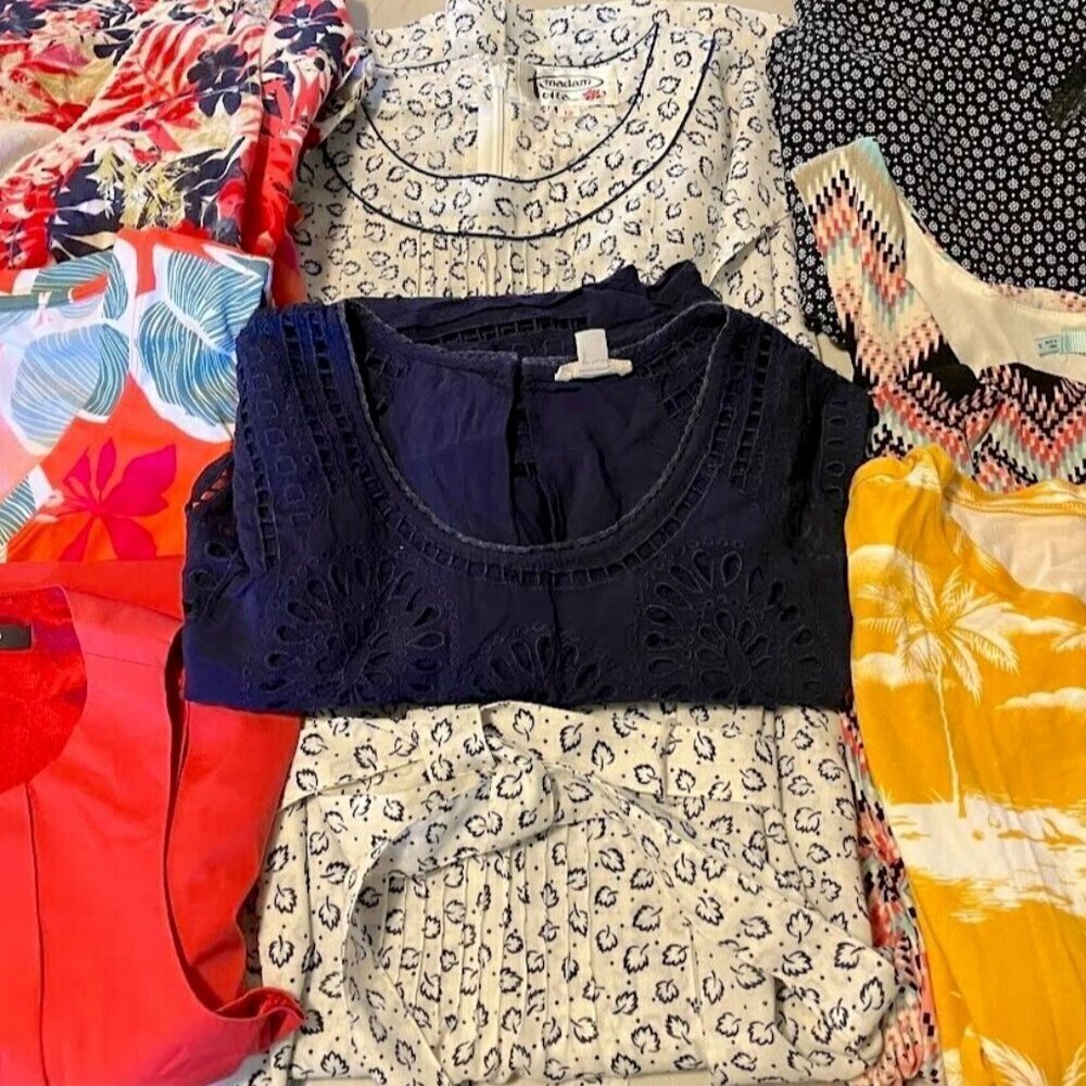 5 lb Reseller Lot Dresses Summer Mini Midi Maxi Assorted Sizes And Brands
